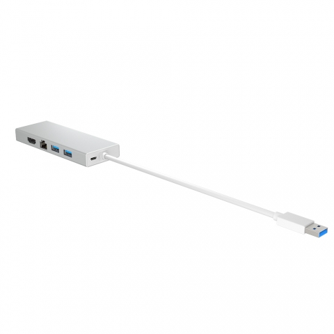U3-D9080 USB 3.0 Mini Dock with HDMI VGA Dual Display /Gigabit Ethernet /USB HUB 2